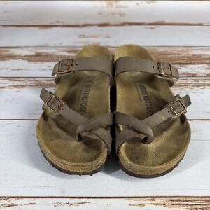 Birkenstock Mayari Birko‑Flor Brown Sandals Women’s 6 / 37 – Used